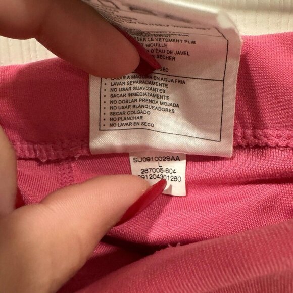 NIKE Tennis Skirt / Skort Women's Pleated Magenta Pink Stretch Fit-Dry Large L - Picture 4 of 8